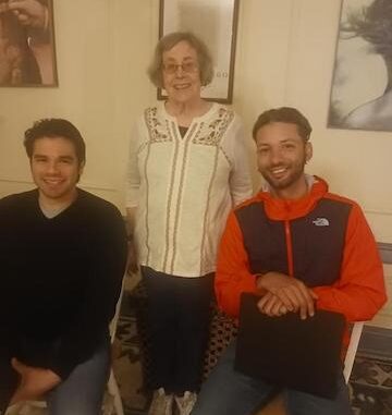 Chris Serratos, Fran Zell playwright and Renny Milano