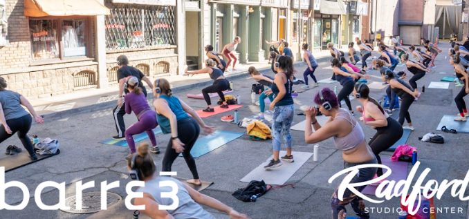 Barre3 Sweats for A Cause on the Radford Studio Backlot to Support LA Wildfire Relief (